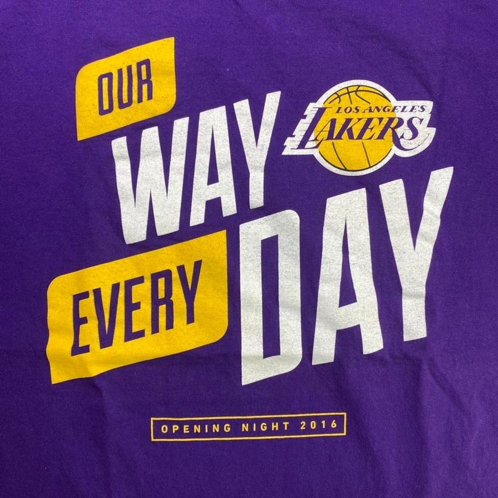 LA Los Angeles Lakers basketball promo shirt - Our way every day - Kobe era